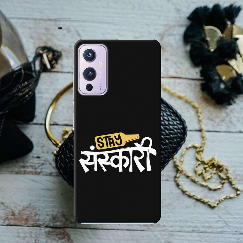 Stay Sanskari Printed Slim Cases and Cover for OnePlus 9