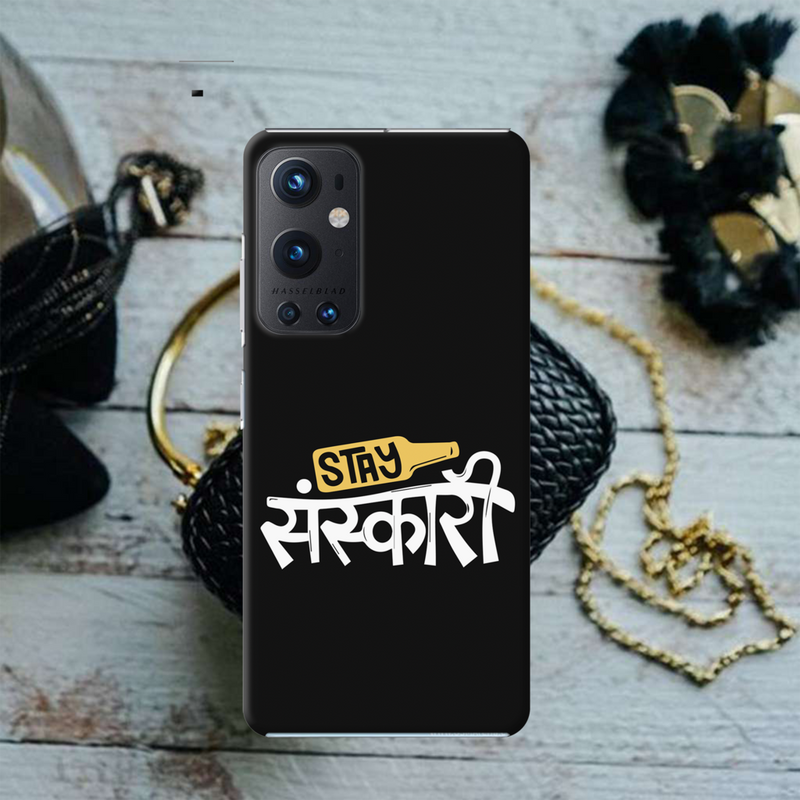 Stay Sanskari Printed Slim Cases and Cover for OnePlus 9 Pro