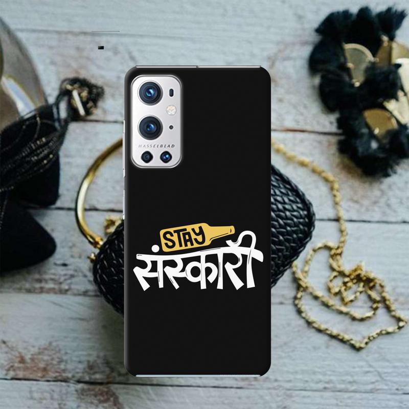 Stay Sanskari Printed Slim Cases and Cover for OnePlus 9R