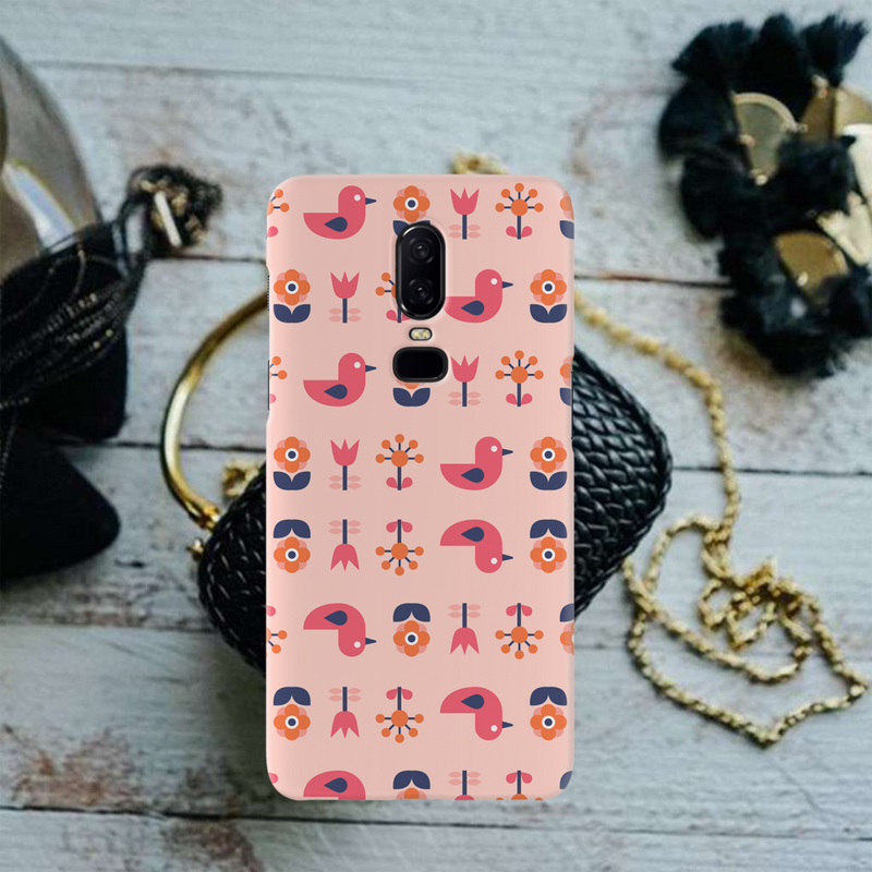 Duck and florals Printed Slim Cases and Cover for OnePlus 6
