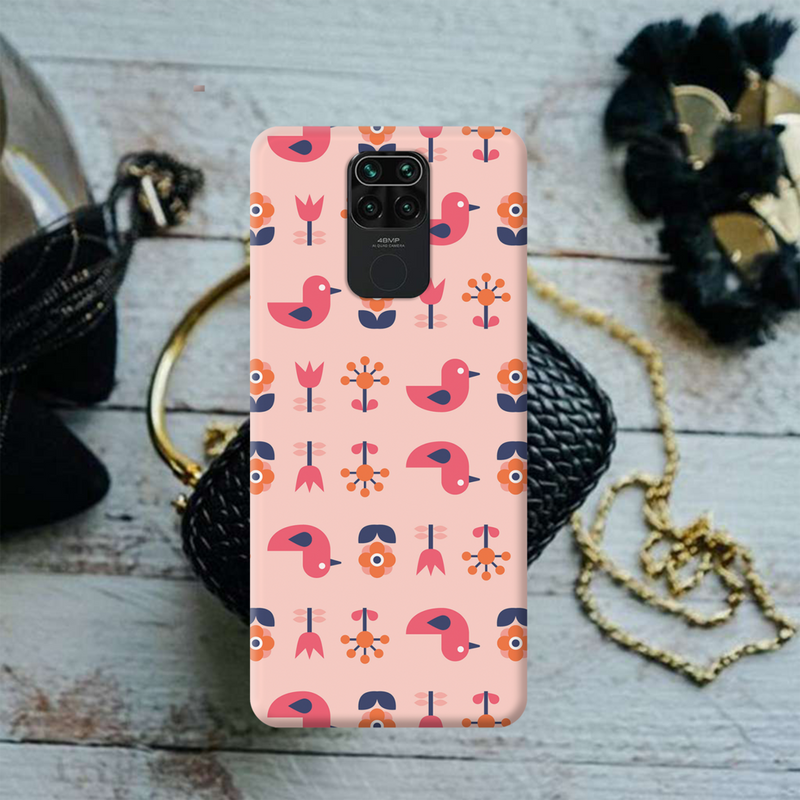 Duck and florals Printed Slim Cases and Cover for Redmi Note 9