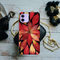 Red Leaf Printed Slim Cases and Cover for iPhone 12 Mini