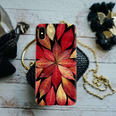 Red Leaf Printed Slim Cases and Cover for iPhone XS Max