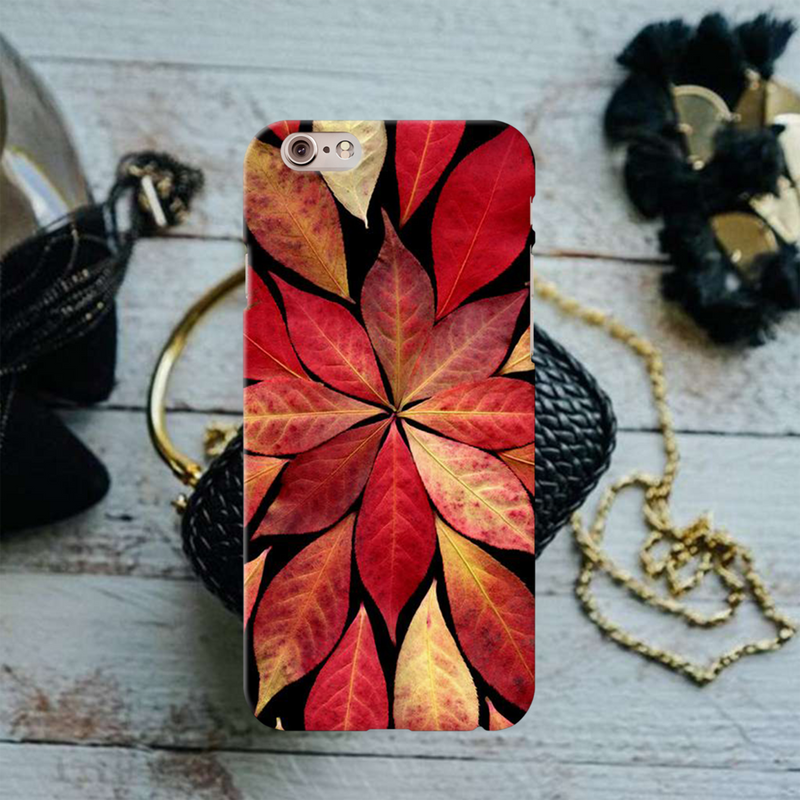 Red Leaf Printed Slim Cases and Cover for iPhone 6