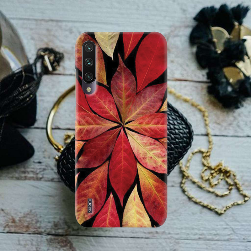 Red Leaf Printed Slim Cases and Cover for Redmi A3