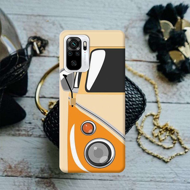 Yellow Volkswagon Printed Slim Cases and Cover for Redmi Note 10