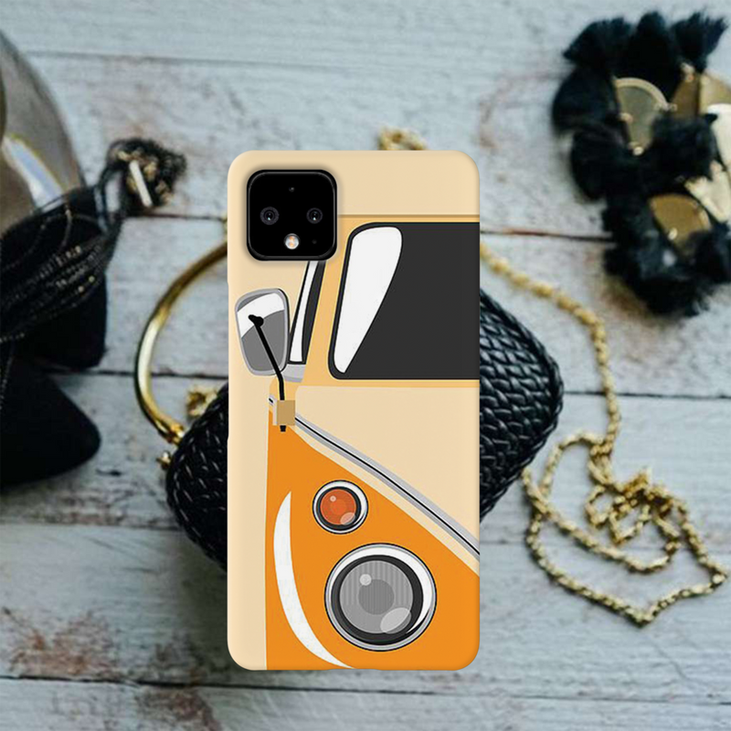 Yellow Volkswagon Printed Slim Cases and Cover for Pixel 4