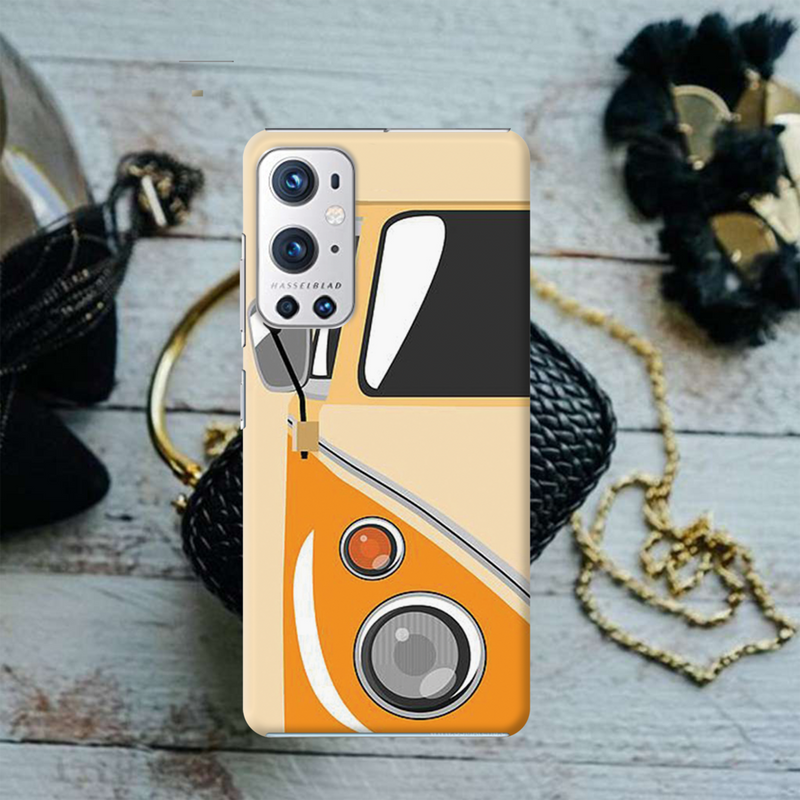 Yellow Volkswagon Printed Slim Cases and Cover for OnePlus 9R