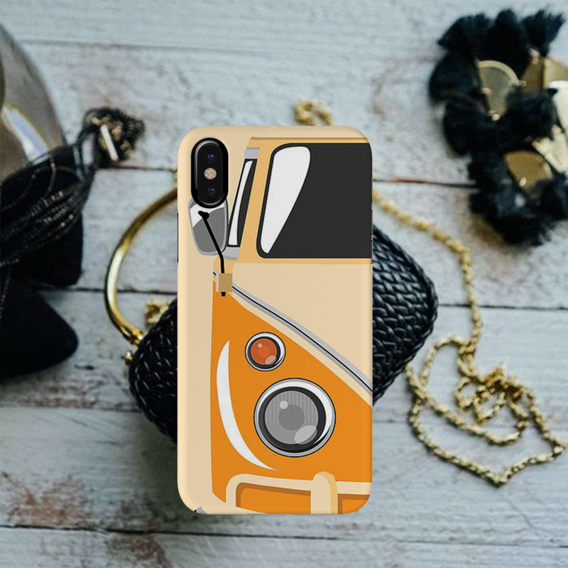 Yellow Volkswagon Printed Slim Cases and Cover for iPhone XS