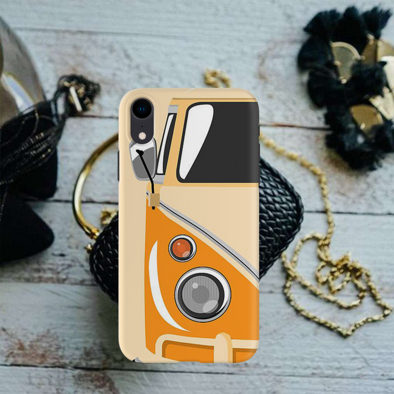 Yellow Volkswagon Printed Slim Cases and Cover for iPhone XR