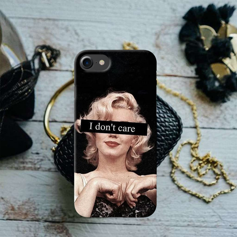 I Don't care Printed Slim Cases and Cover for iPhone 7