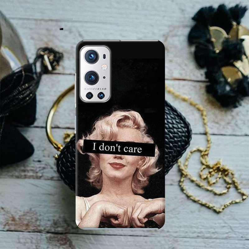 I Don't care Printed Slim Cases and Cover for OnePlus 9R