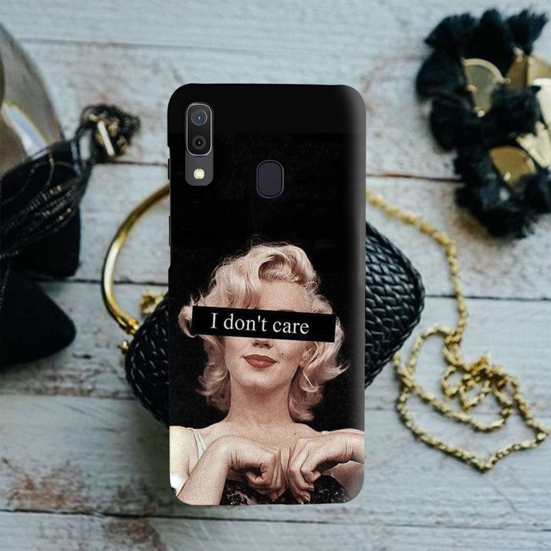 I Don't care Printed Slim Cases and Cover for Galaxy A30