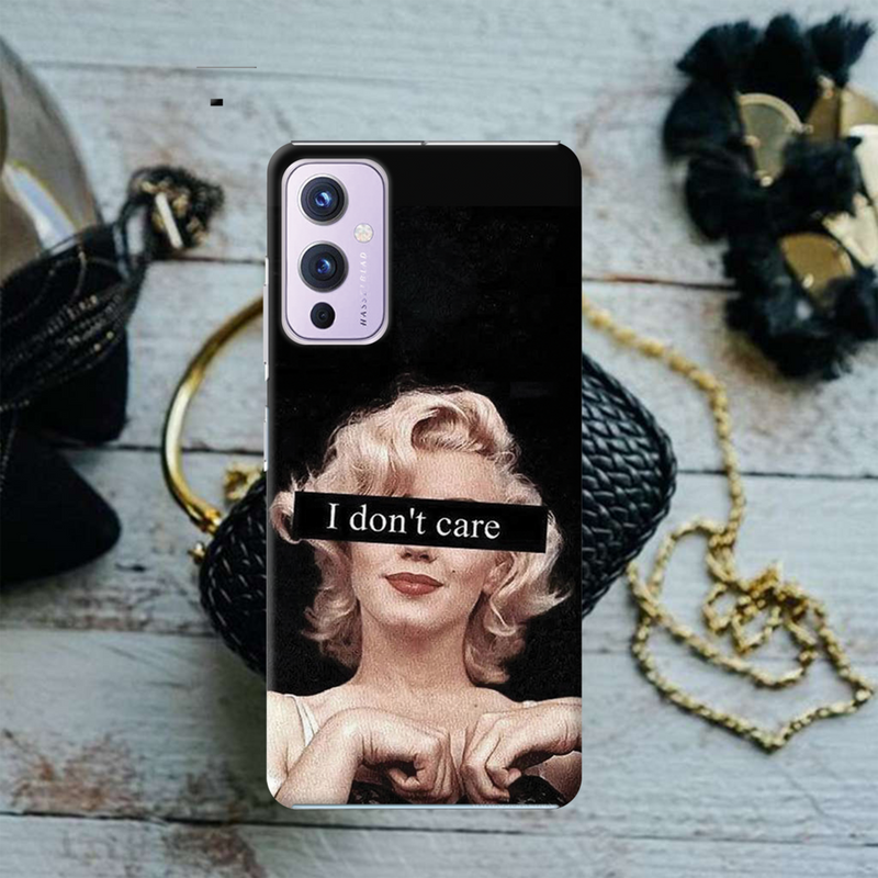 I Don't care Printed Slim Cases and Cover for OnePlus 9