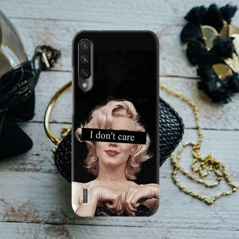 I Don't care Printed Slim Cases and Cover for Redmi A3