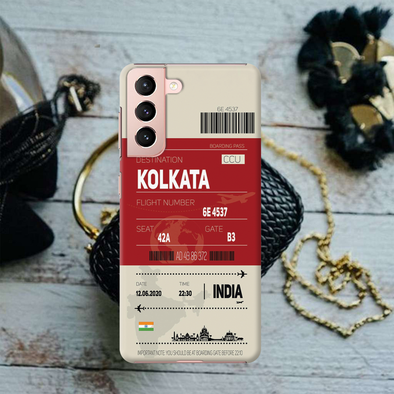 Kolkata ticket Printed Slim Cases and Cover for Galaxy S21