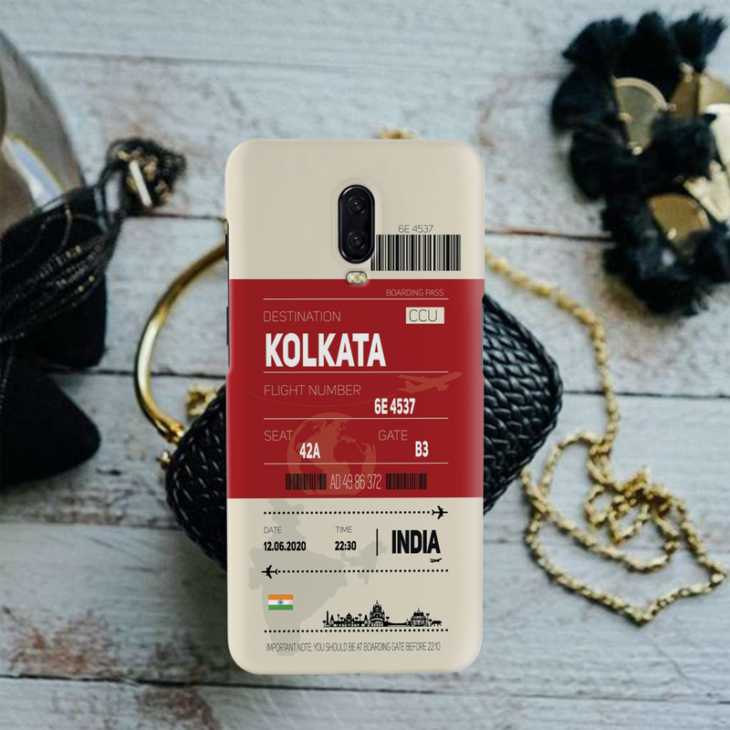 Kolkata ticket Printed Slim Cases and Cover for OnePlus 6T