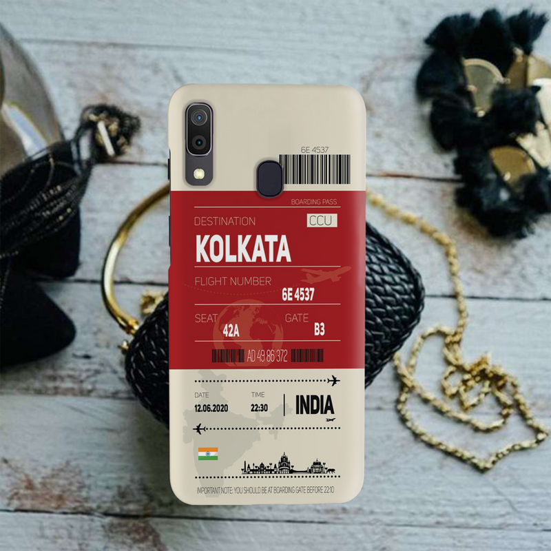Kolkata ticket Printed Slim Cases and Cover for Galaxy A30