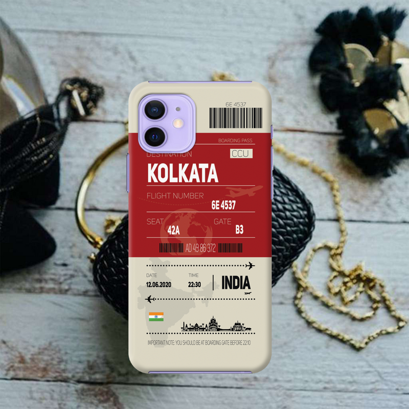 Kolkata ticket Printed Slim Cases and Cover for iPhone 12 Mini
