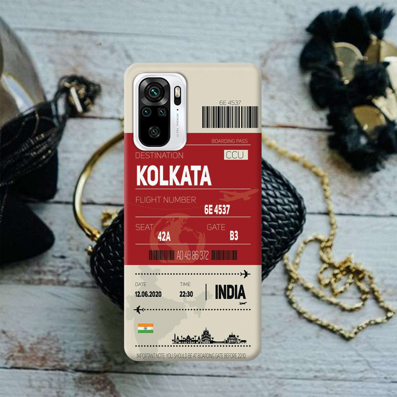 Kolkata ticket Printed Slim Cases and Cover for Redmi Note 10