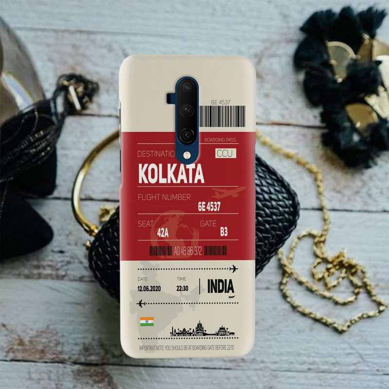 Kolkata ticket Printed Slim Cases and Cover for OnePlus 7T Pro