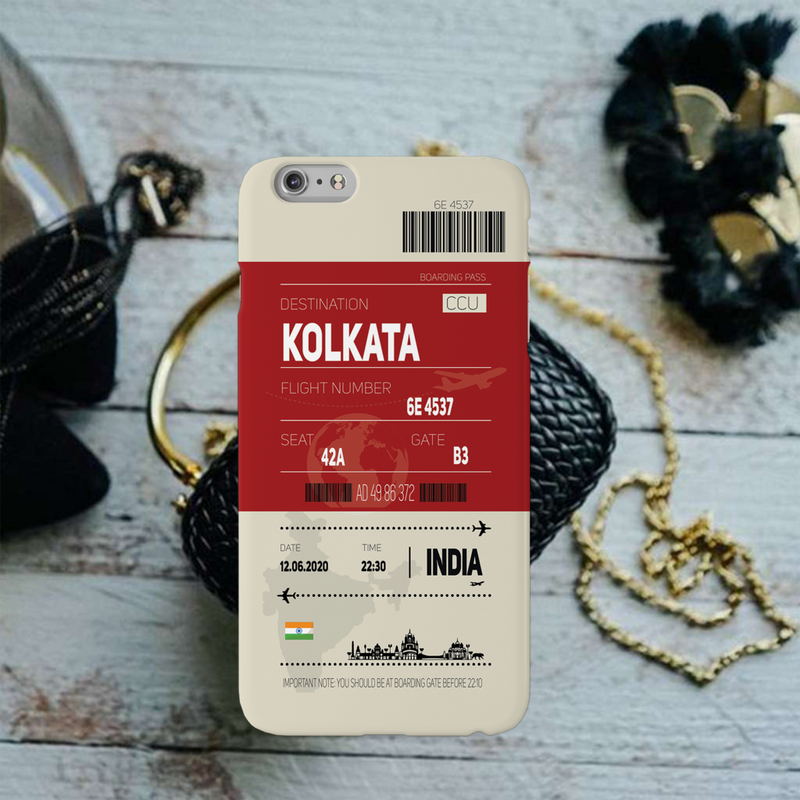 Kolkata ticket Printed Slim Cases and Cover for iPhone 6 Plus