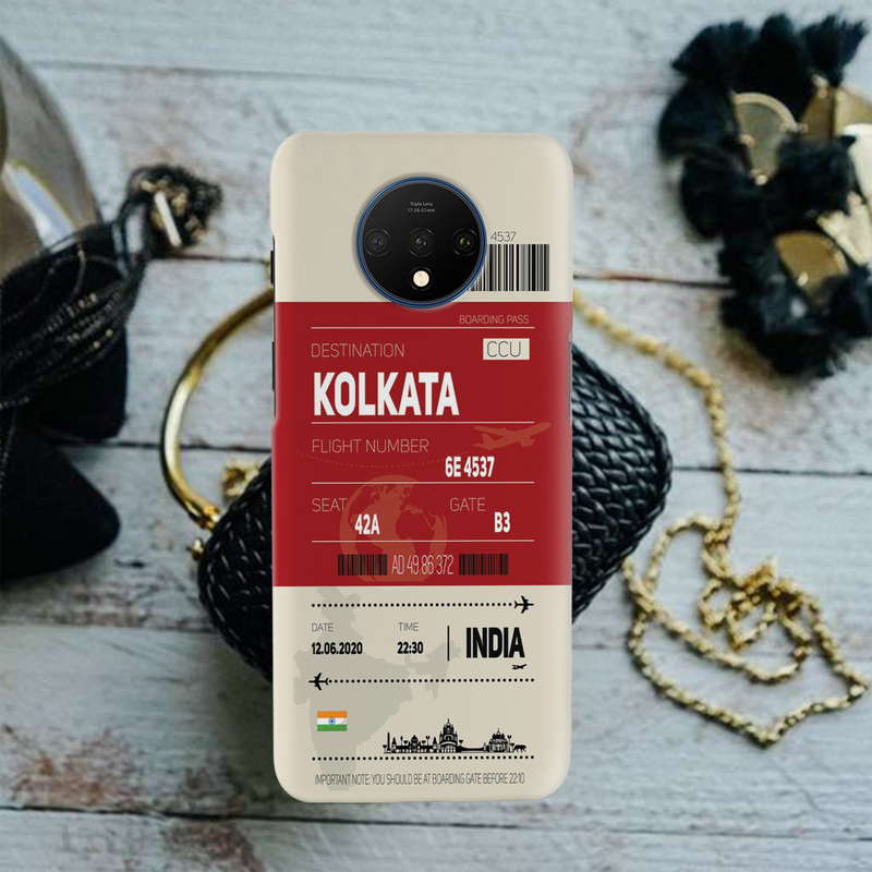 Kolkata ticket Printed Slim Cases and Cover for OnePlus 7T