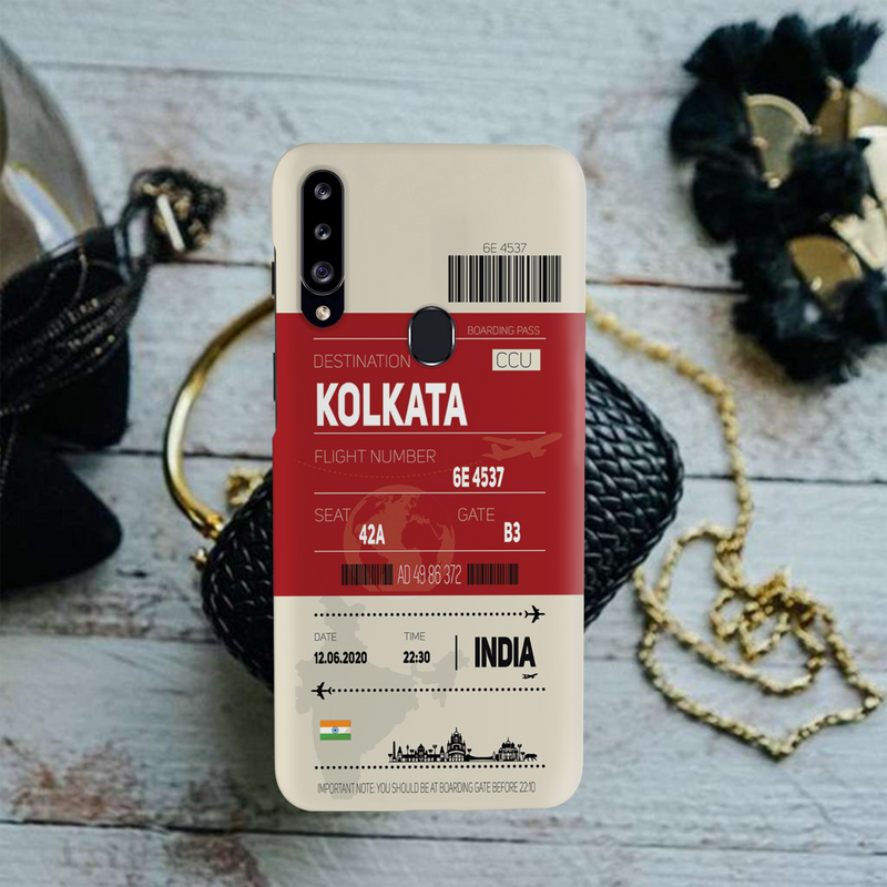 Kolkata ticket Printed Slim Cases and Cover for Galaxy A20S