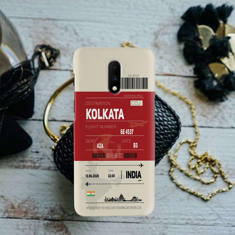 Kolkata ticket Printed Slim Cases and Cover for OnePlus 7