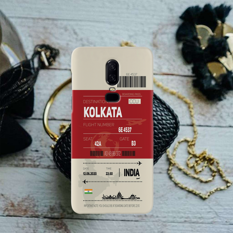 Kolkata ticket Printed Slim Cases and Cover for OnePlus 6