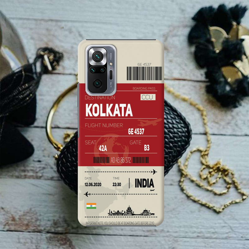 Kolkata ticket Printed Slim Cases and Cover for Redmi Note 10 Pro