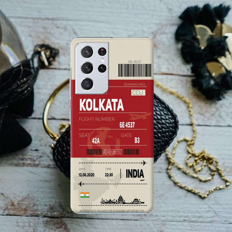 Kolkata ticket Printed Slim Cases and Cover for Galaxy S21 Ultra
