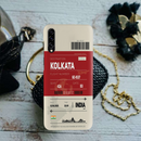 Kolkata ticket Printed Slim Cases and Cover for Galaxy A30S