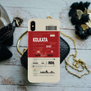 Kolkata ticket Printed Slim Cases and Cover for iPhone XS Max