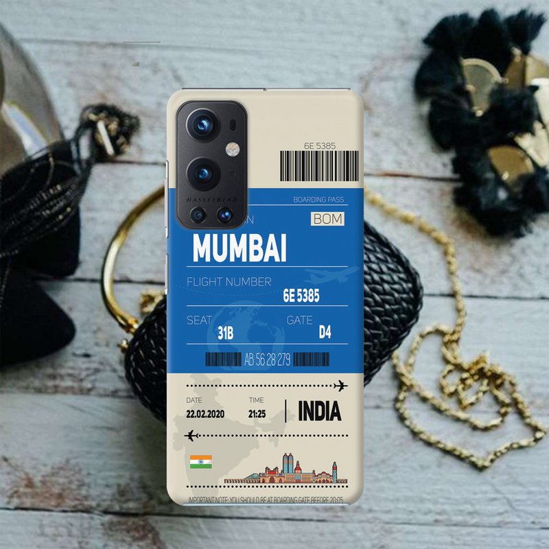 Mumbai ticket Printed Slim Cases and Cover for OnePlus 9 Pro