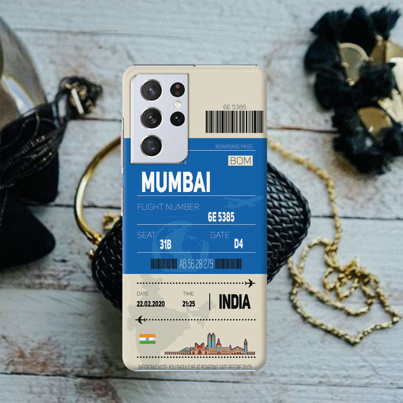 Mumbai ticket Printed Slim Cases and Cover for Galaxy S21 Ultra