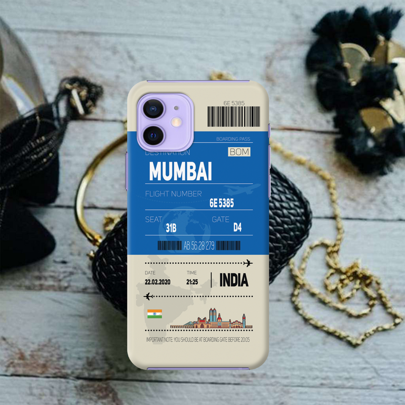 Mumbai ticket Printed Slim Cases and Cover for iPhone 12 Mini