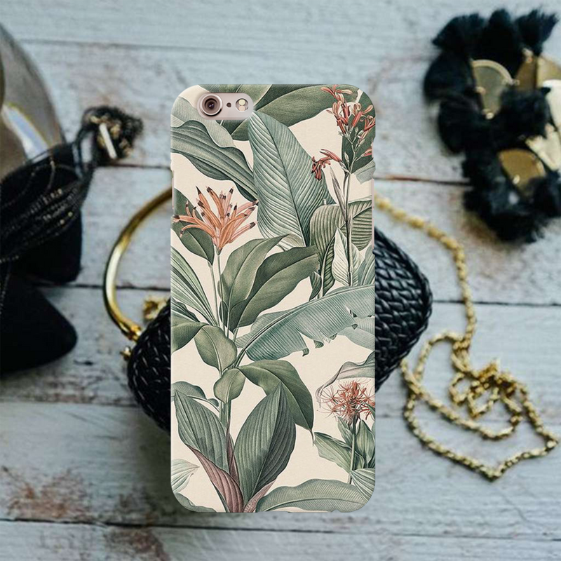 Green Leafs Printed Slim Cases and Cover for iPhone 6