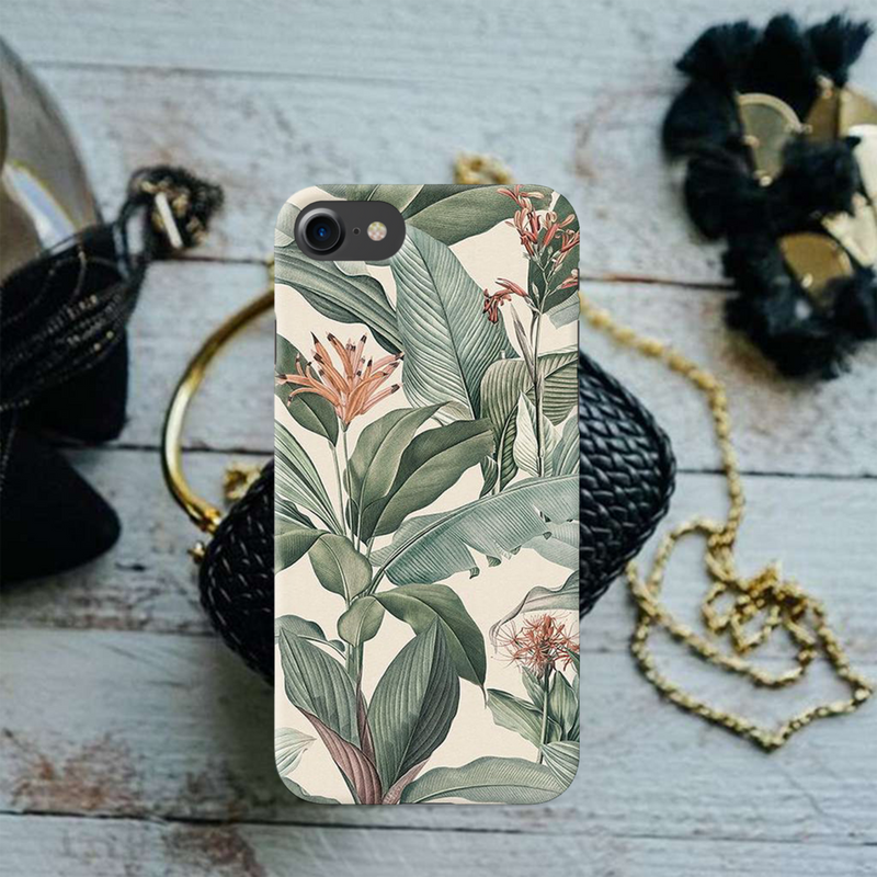 Green Leafs Printed Slim Cases and Cover for iPhone 7
