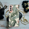 Green Leafs Printed Slim Cases and Cover for Galaxy S21 Plus