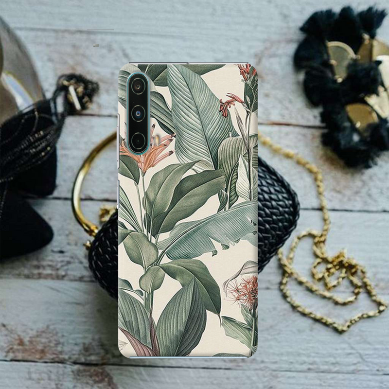 Green Leafs Printed Slim Cases and Cover for OnePlus Nord CE 5G