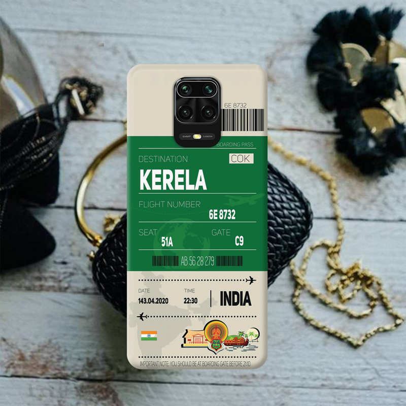 Kerala ticket Printed Slim Cases and Cover for Redmi Note 9 Pro Max