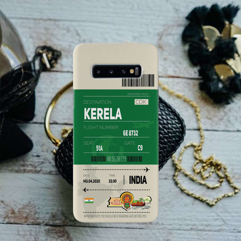 Kerala ticket Printed Slim Cases and Cover for Galaxy S10