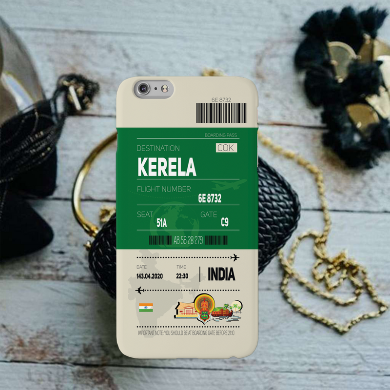 Kerala ticket Printed Slim Cases and Cover for iPhone 6 Plus