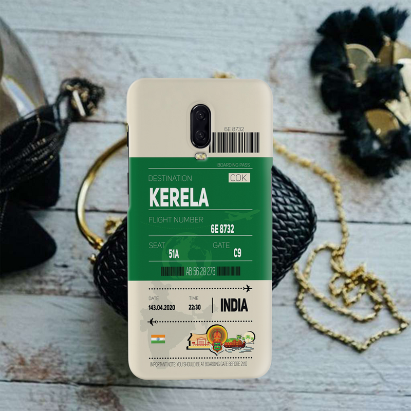 Kerala ticket Printed Slim Cases and Cover for OnePlus 6T