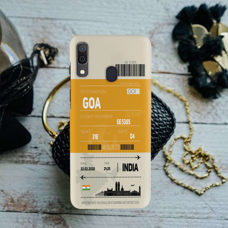 Goa ticket Printed Slim Cases and Cover for Galaxy A30