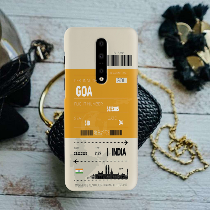 Goa ticket Printed Slim Cases and Cover for OnePlus 7 Pro