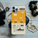 Goa ticket Printed Slim Cases and Cover for iPhone 13 Pro Max