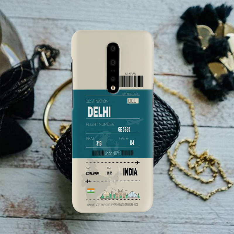 Delhi ticket Printed Slim Cases and Cover for OnePlus 7 Pro