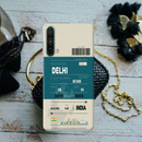 Delhi ticket Printed Slim Cases and Cover for OnePlus Nord CE 5G